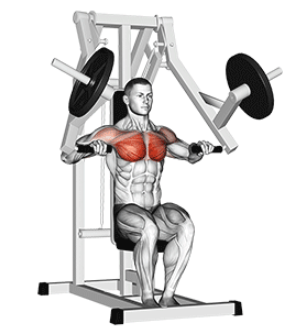 Incline Smith Machine Press for Upper Chest, stretched